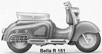Datenblatt Typ Bella R 151 mit Anlasser